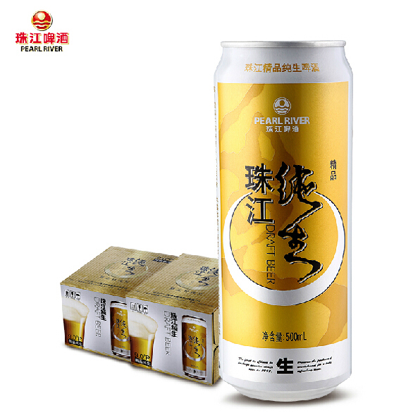 珠江纯生啤酒