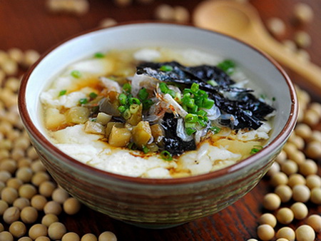 谷良筋饼豆腐脑